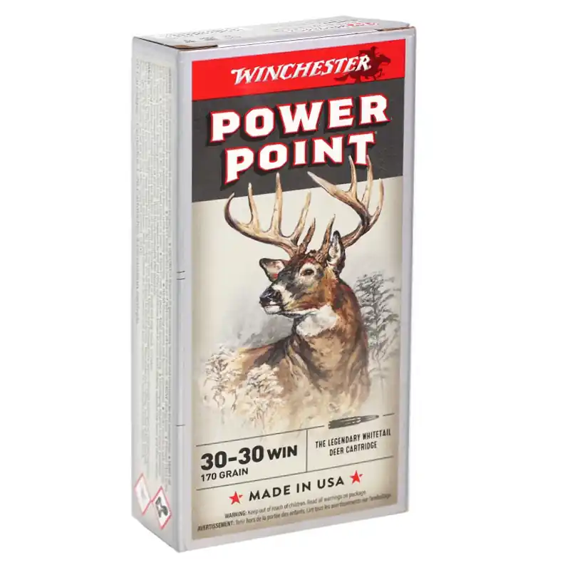 Winchester Super X 2,200 fps 30-30 170 Grain Power Point Rifle Ammunition