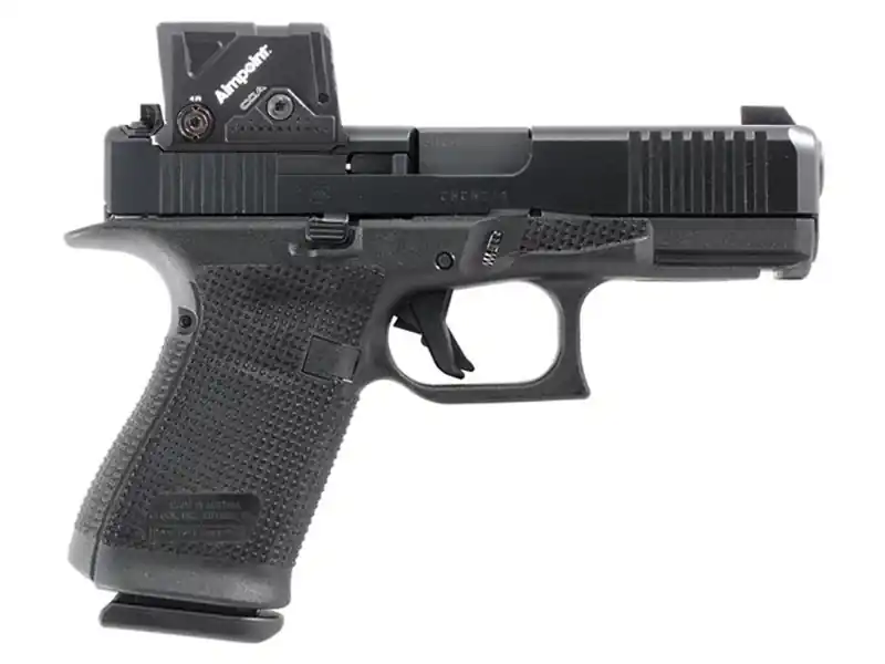 Glock 19 Gen 6 Aimpoint COA Optic 9mm Luger Caliber 4.02" Barrel Semi Auto Black Finish Handgun