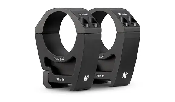 Pro Rifle Scope Rings in High Height with 34mm Tube Size by Vortex Optics