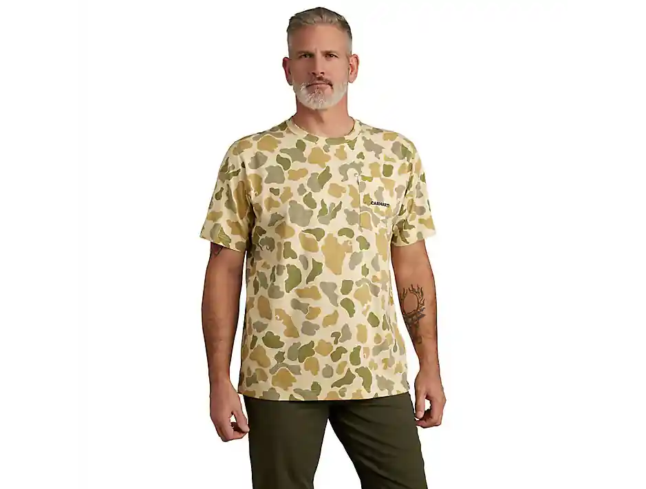 Relaxed Fit Lightweight Short Sleeve Pocket Camo Tee by Carhartt