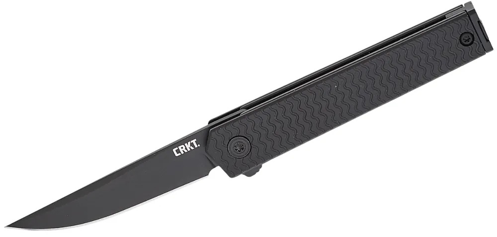 CEO Black Nitride Microflipper 2.36 Inch Blade Folding Knife by CRKT
