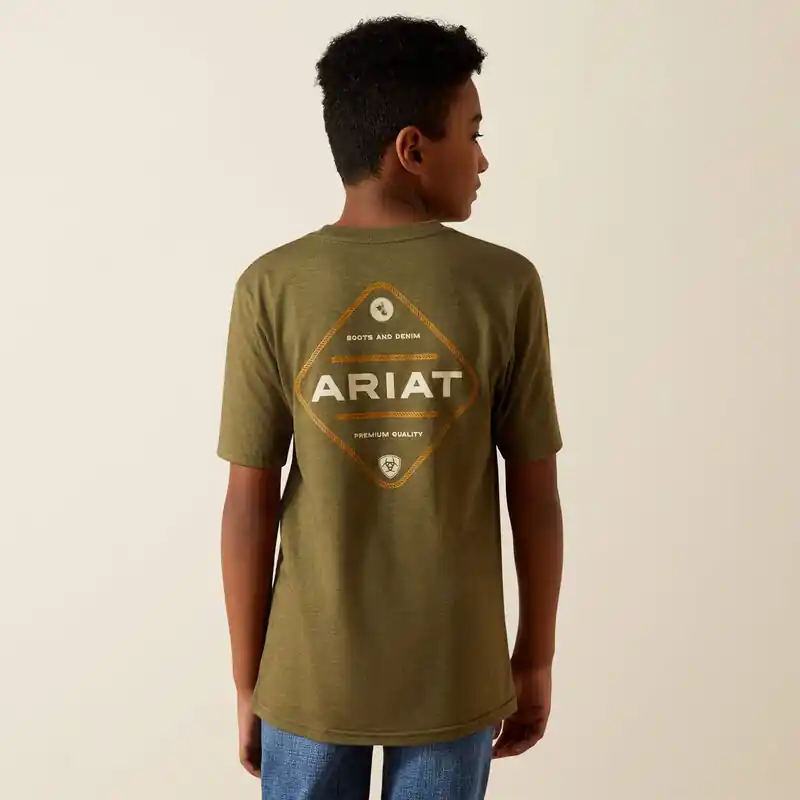 Youth Roped Diamond Tee Shirt by Ariat