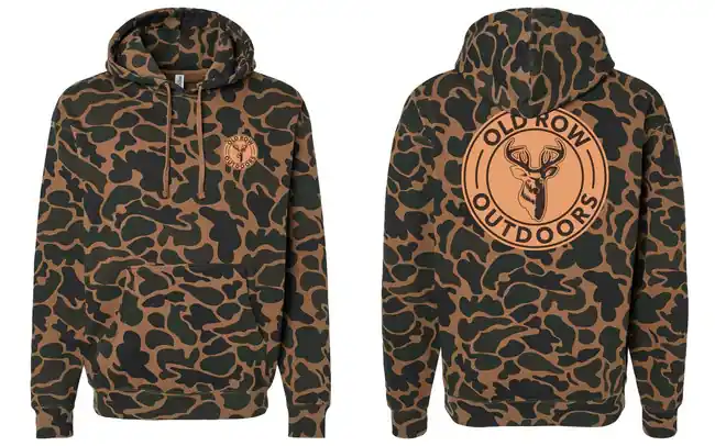 Outdoors Deer Circle Camo Hoody by Old Row