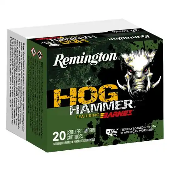 Remington Hog Hammer 1,025 fps 45 Long Colt 200 Grain Hollow Point Handgun Ammunition