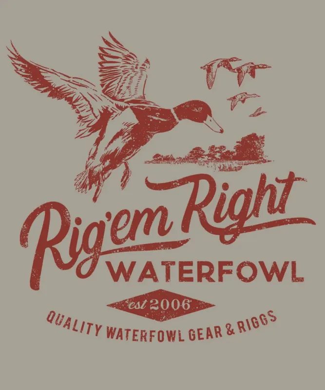 Duck Classic Short Sleeve Tee Shirt by Rig Em Right