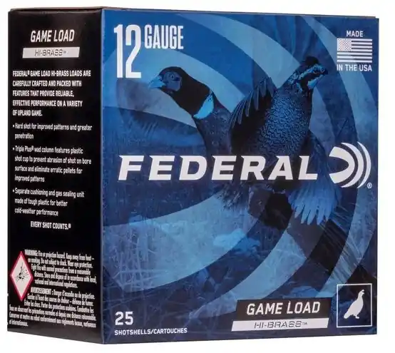 Federal Game Load Upland 1,330 fps 2-3/4" 1-1/4 oz. 7.5 Lead Shot Shotgun Ammunition