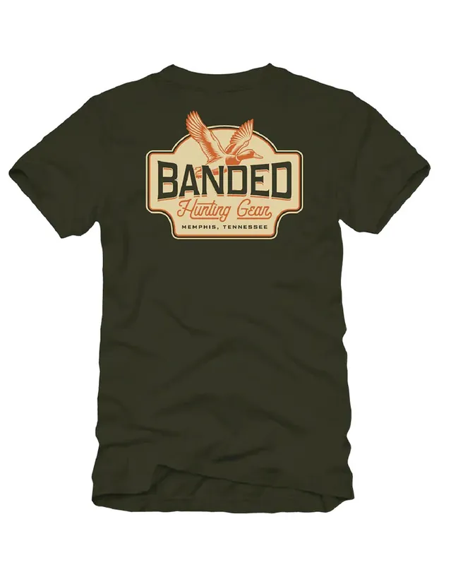 Men‘s The Hunt Short Sleeve Graphic Tee Shirt by Banded