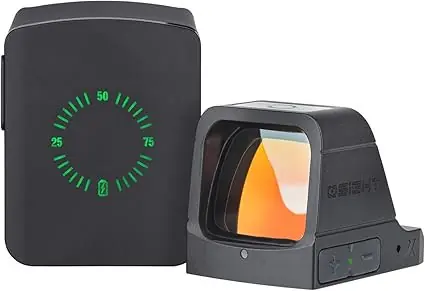 Osight X 3 MOA Dot 32 MOA Circle Open Reflex Sight with Charging Cover by Olight