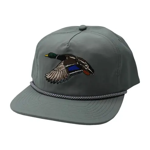 Mr. Mallard Low Profile Rope Hat in Gray by Local Boy Outfitters