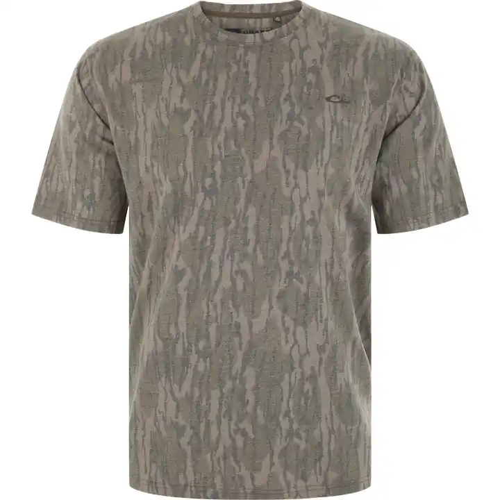 Men‘s Head Tri Blend Short Sleeve Crew Tee Shirt by Drake