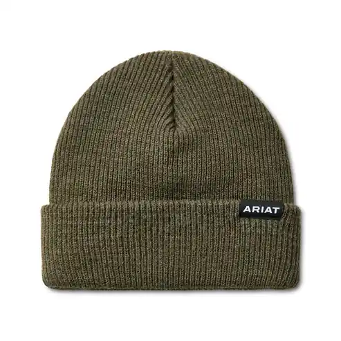 Adult Olive Rebar Ribbed Beanie by Ariat