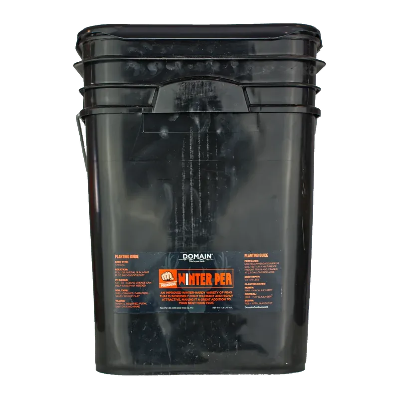 Winter Pea Bulk Pail 1/2 Acre Plot Seed by Domain Outdoors