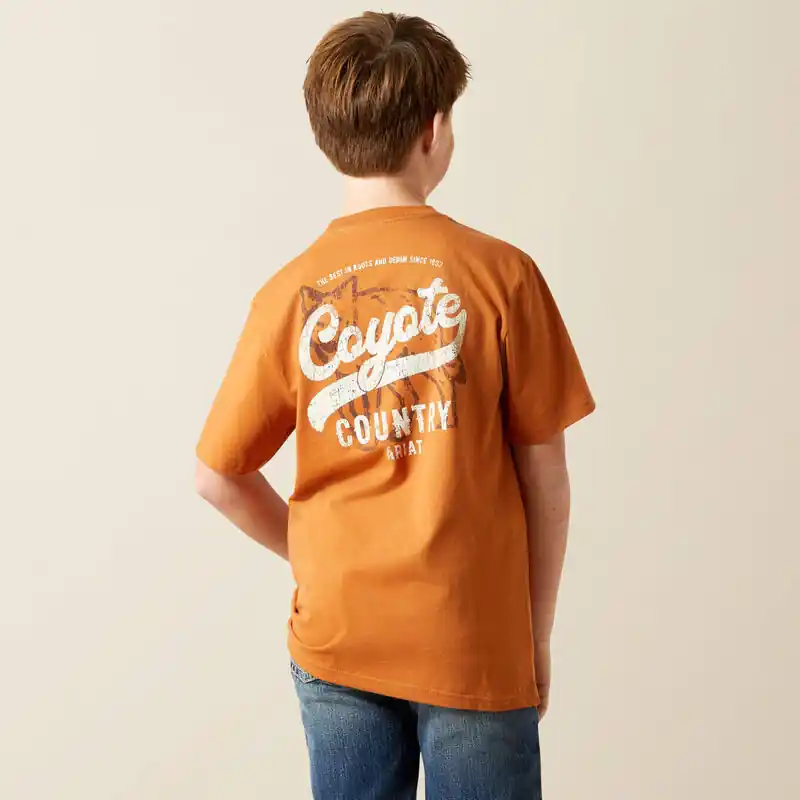 Youth Coyote Country Short Sleeve Tee Shirt by Ariat