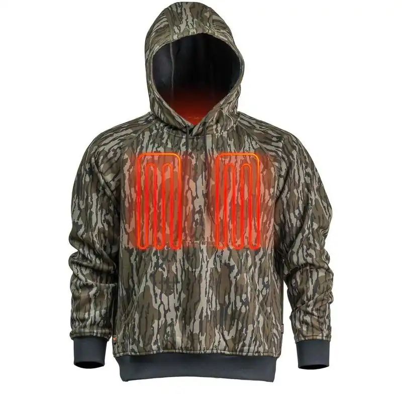 Men‘s BLX Mossy Oak Heated Pullover Hoodie by Mobile Warming