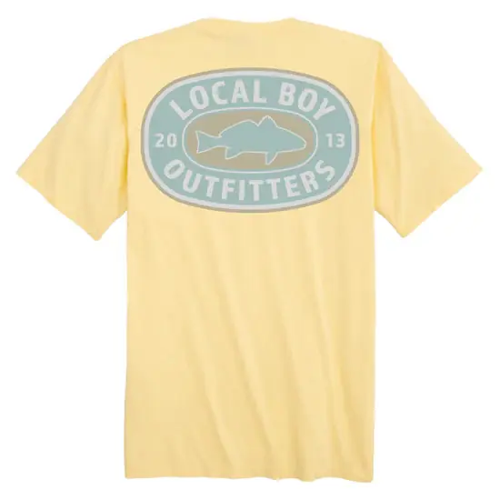 Men‘s Sandy Red Short Sleeve Graphic Tee Shirt by Local Boy
