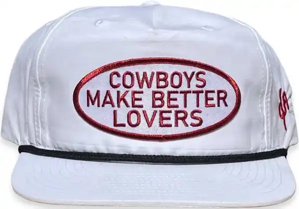 Better Lovers Cap White with Black by Cactus Alley