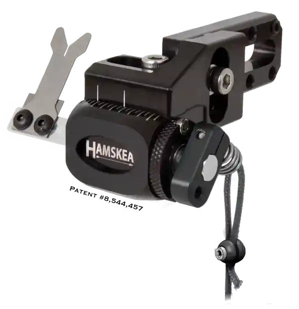 Hybrid Target Pro Arrow Rest Right Hand in Black by Hamskea
