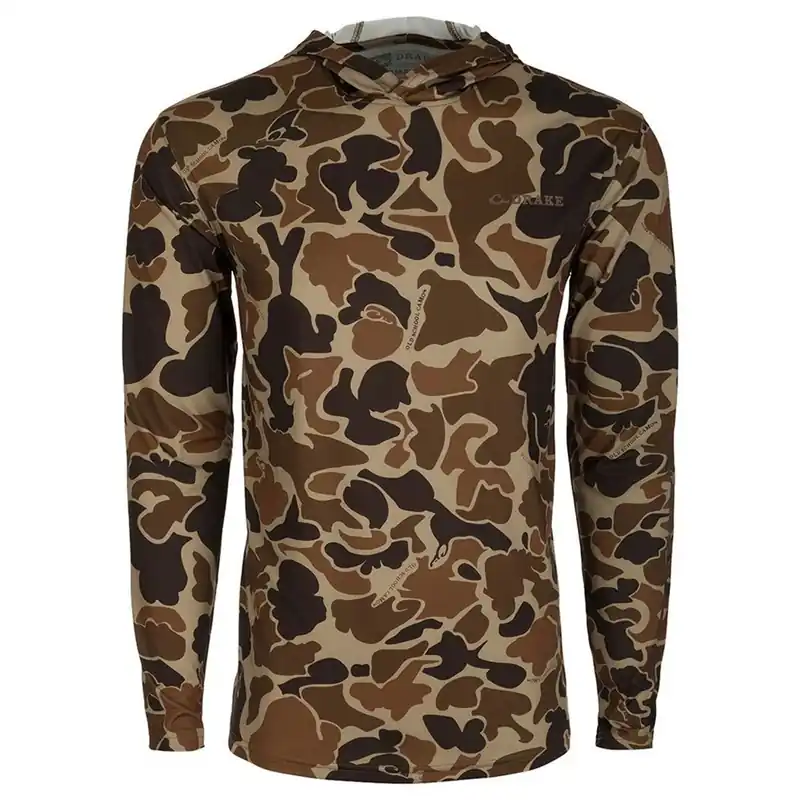 Youth Long Sleeve Performance Camo Crew Hoodie by Drake