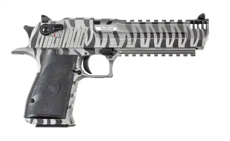 DE50 MK XIX Desert Eagle 50AE Pistol in White Tiger Stripe by Magnum Research