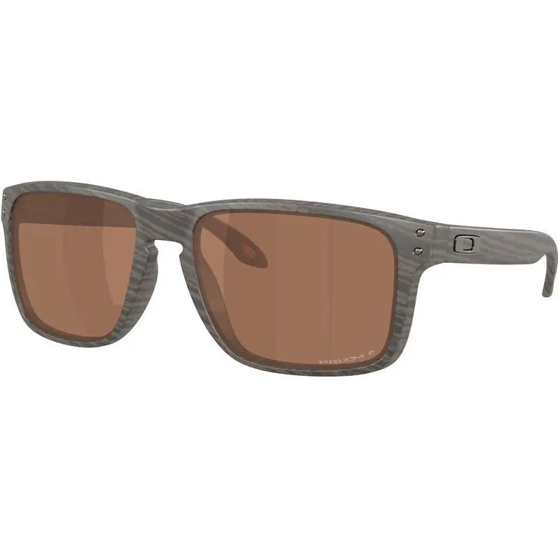 Holbrook XXL Sunglasses with Woodgrain Frames and Prizm Tungsten Polarized Lenses by Oakley