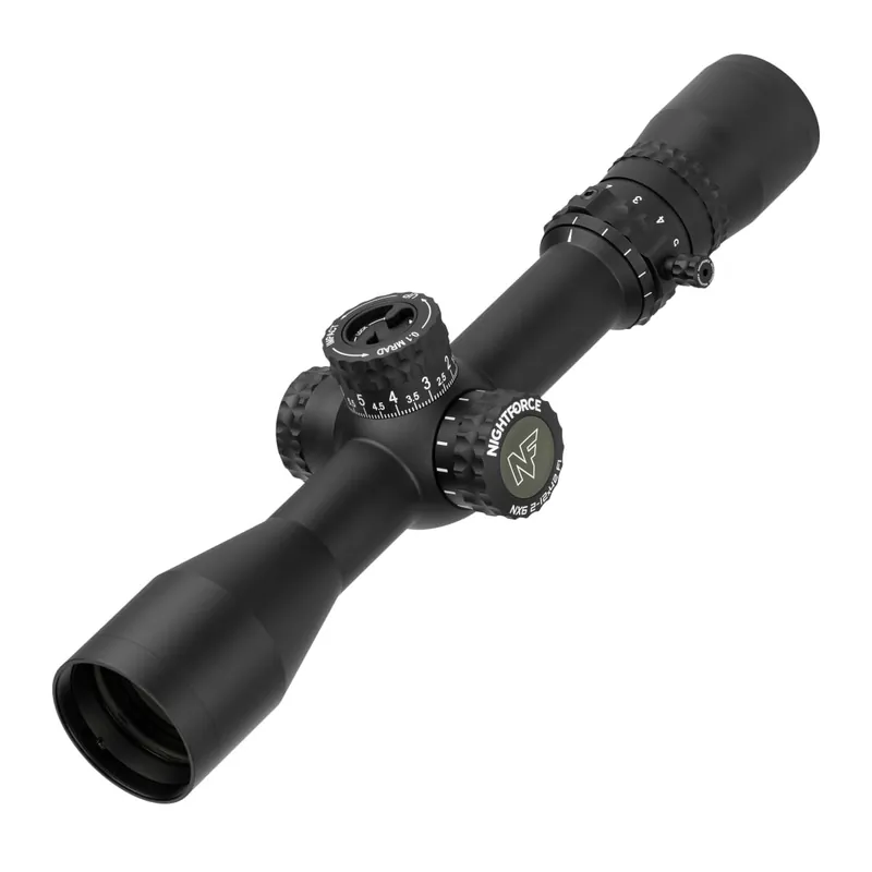 Nightforce NX6 2-12x42mm F1 FieldSet .1 MRAD DigIllum FC-MRx (MRAD) First Focal Plane Reticle Riflescope
