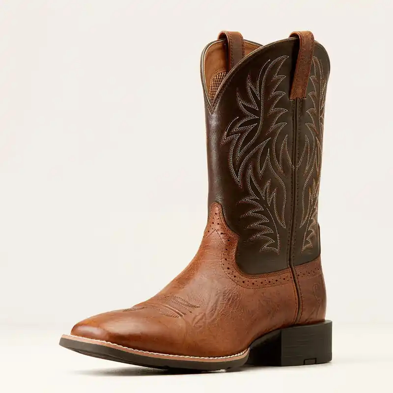 Sport Western Wide Square Toe Cowboy Boot by Ariat