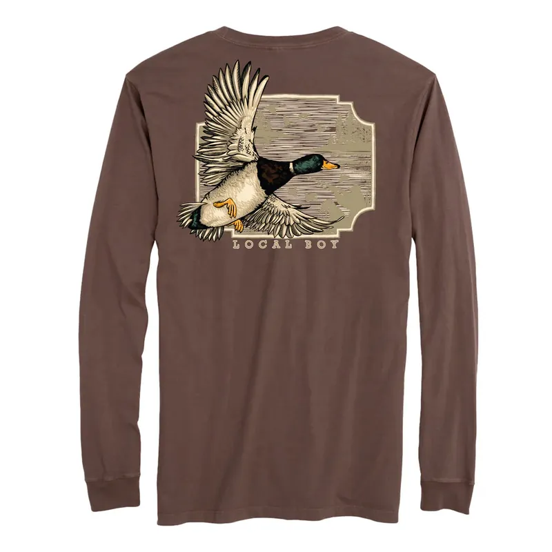 Greenhead Flight Long Sleeve Tee Shirt by Local Boy Outfitters