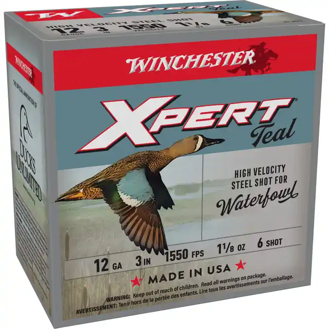 Winchester Xpert 1,550 fps 12 Gauge 3" 1-1/8 oz. 6 Steel Shot Shotgun Ammunition