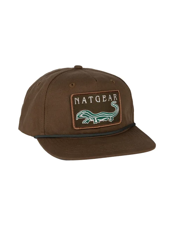 Lost Hat Co. Tobacco Retro Logo Goat Rope Cap by Natural Gear