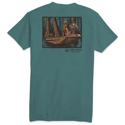 Youth Timber Dog Graphic Short Sleeve Tee Shirt by Heybo