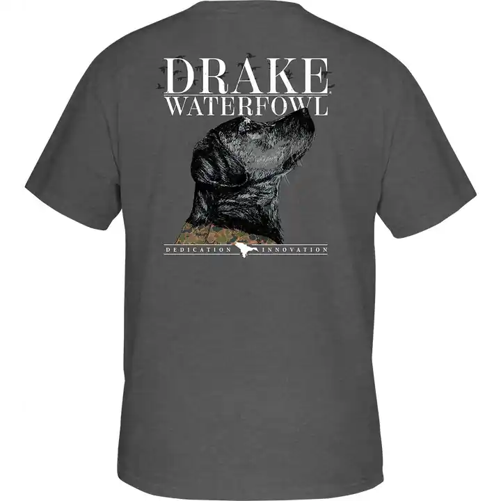 Black Lab Profile Short Sleeve Tee by Drake Waterfowl