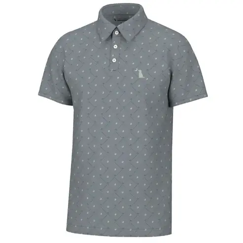 Men‘s Dirty Myrtle Polo Short Sleeve Tee Shirt in Short Game by Local Boy Outfitters