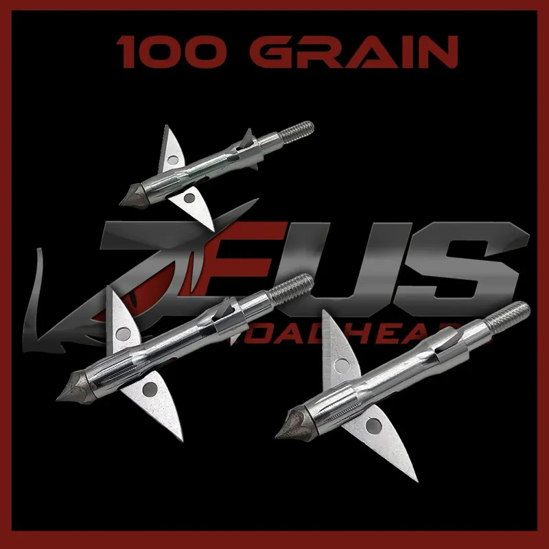 ZEUS 100 Grain Broadheads (3 Pack)