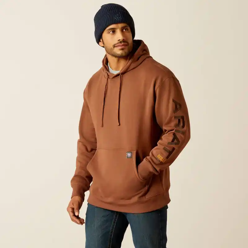 Rebar Graphic Aztec Hoodie by Ariat