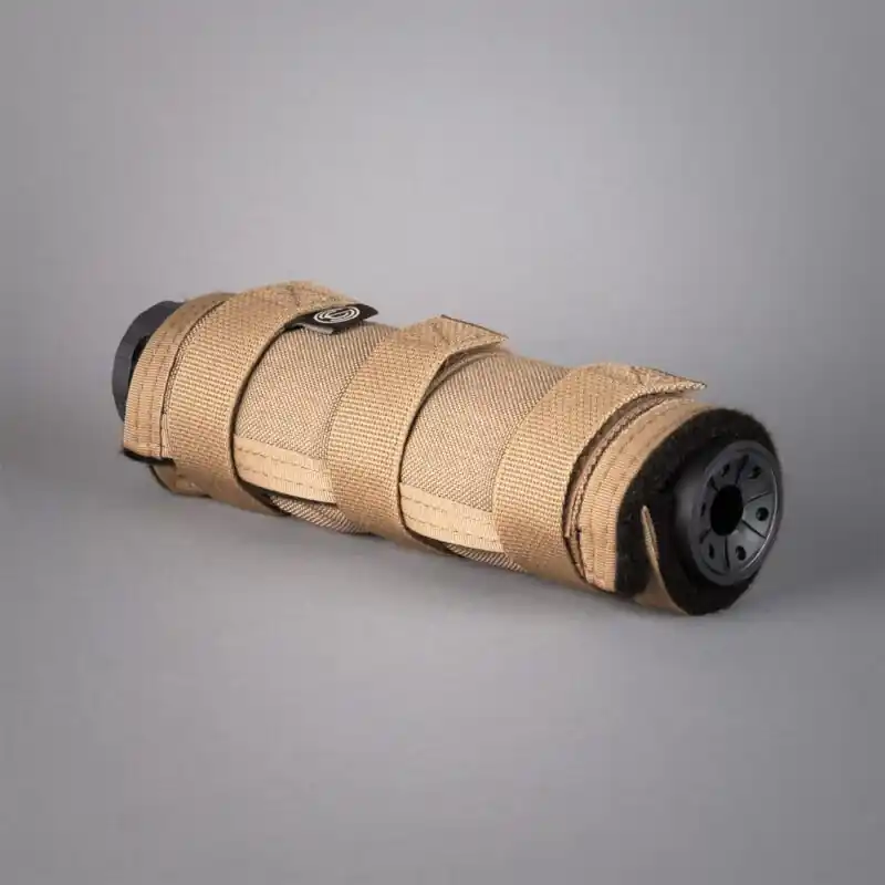 6 Inch High Temp Suppressor Cover in Flat Dark Earth by SilencerCo