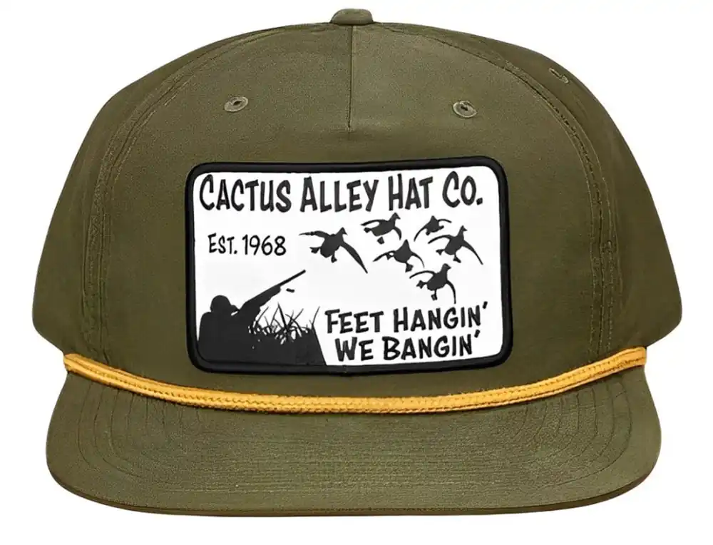 Feet Hangin Cap in Loden with Amber by Cactus Alley
