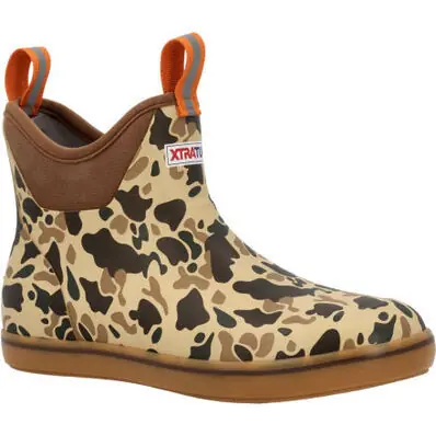 Mens 6 Inch Ankle Deck Boot in Duck Camo by Xtratuf