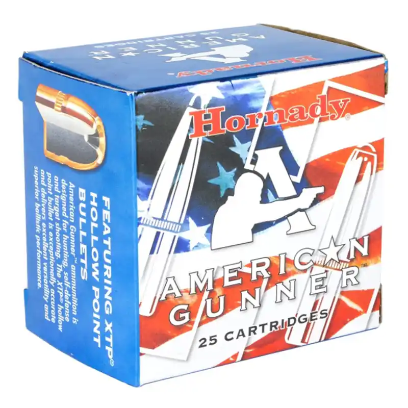 Hornady American Gunner 1,500 fps 357 Magnum 125 Grain Jacketed Hollow Point Handgun Ammunition