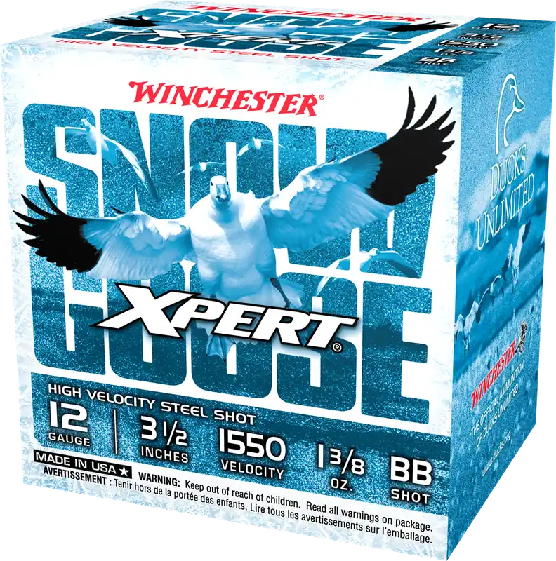 Winchester Xpert Goose 1,550 fps 12 Gauge 3-1/2" 1-3/8 oz BB Steel ShotShotgun Ammunition