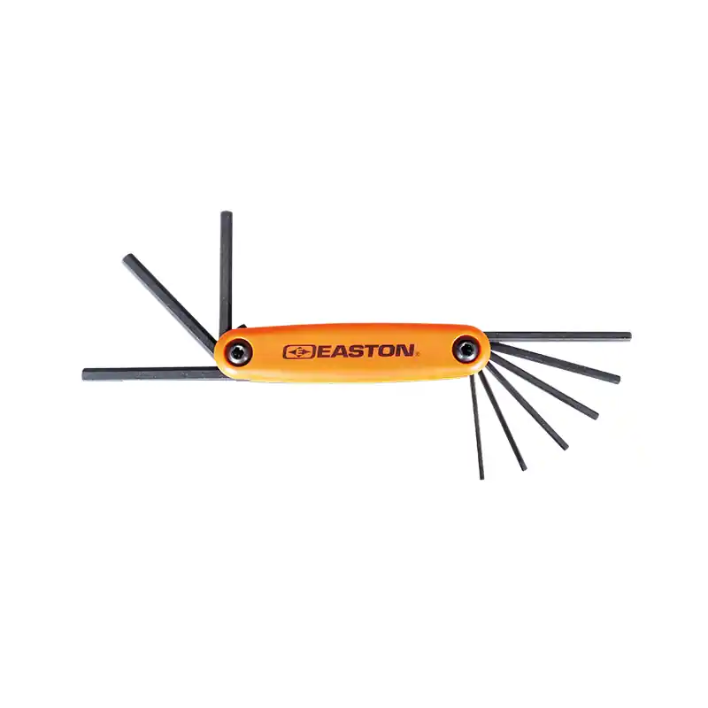 Orange XL Pro Hex Fold Up Allen Set by Easton Archery