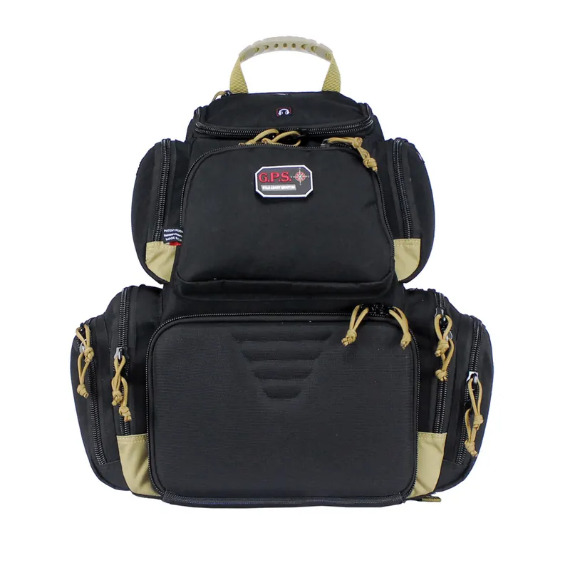 Handgunner Backpack Black and Tan w/Cradle by GPS