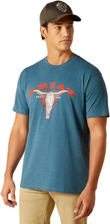 Abilene Skull Short Sleeve Tee Shirt by Ariat