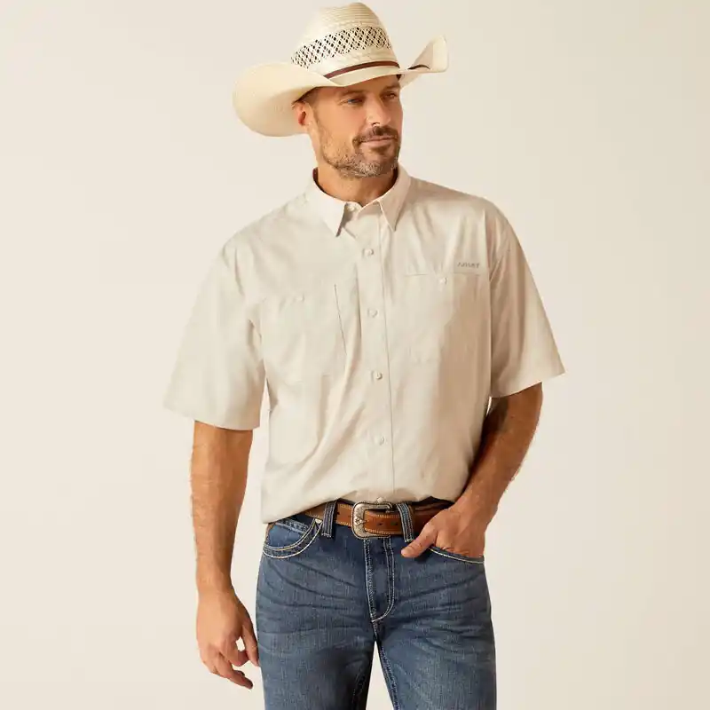 360 Airflow Short Sleeve Shirt Silver by Ariat