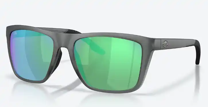 Mainsail XL Sunglasses with Matte Gray Frames and 580G Green Mirror Lenses by Costa Del Mar