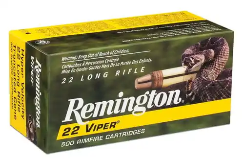 Remington Viper 1,410 fps 22 Long Rifle 36 Grain Plated Truncated Cone Solid Rimfire Ammunition