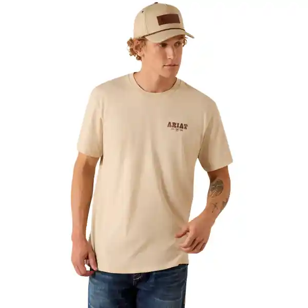 Men‘s Cowboy Up Short Sleeve Graphic Tee Shirt by Ariat