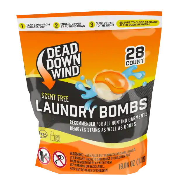 28 count Scent Free Laundry Bombs by Dead Down Wind