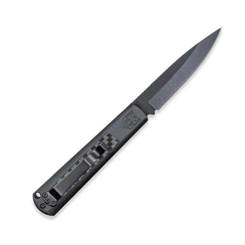 Gideon Hidden Release Black with Carbon Fiber by Cobratec