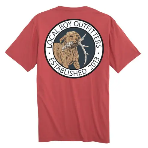 Youth Antler Retrieve Short Sleeve Tee Shirt by Local Boy Outfitters