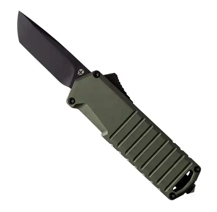 A2 Badger Aluminum in OD Green by Tekto Knives